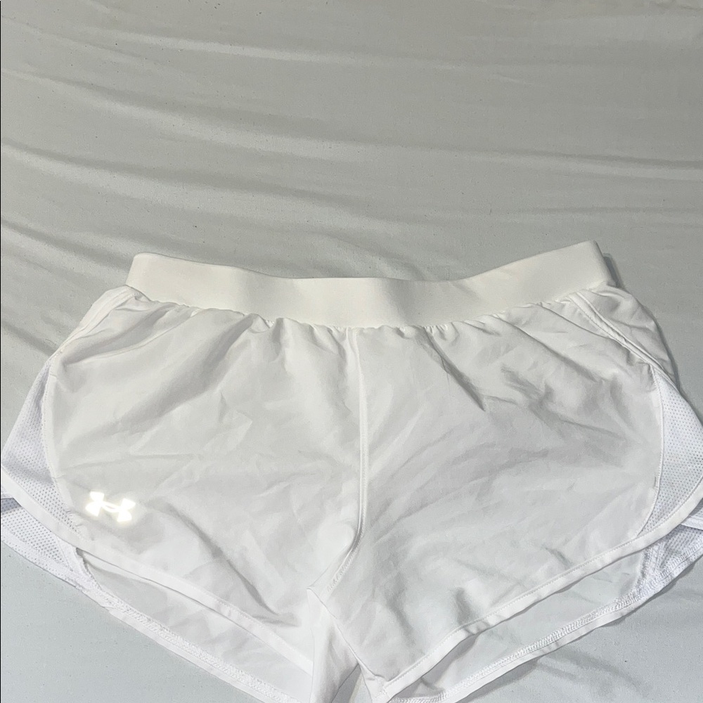 Under Armour White Performance Shorts